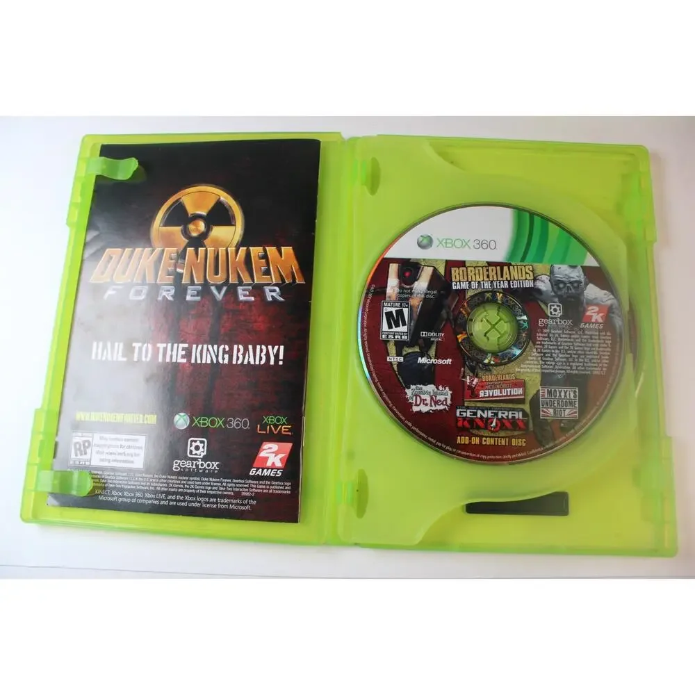3 game bundle/lot: Borderlands 1&2 Pre-Sequel (Microsoft Xbox 360) Tested